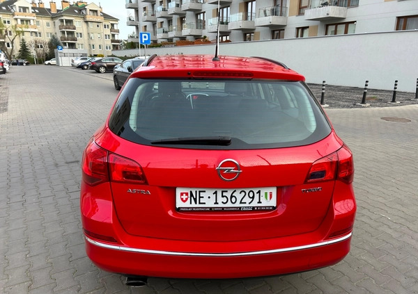 Opel Astra cena 33888 przebieg: 206300, rok produkcji 2015 z Lublin małe 277